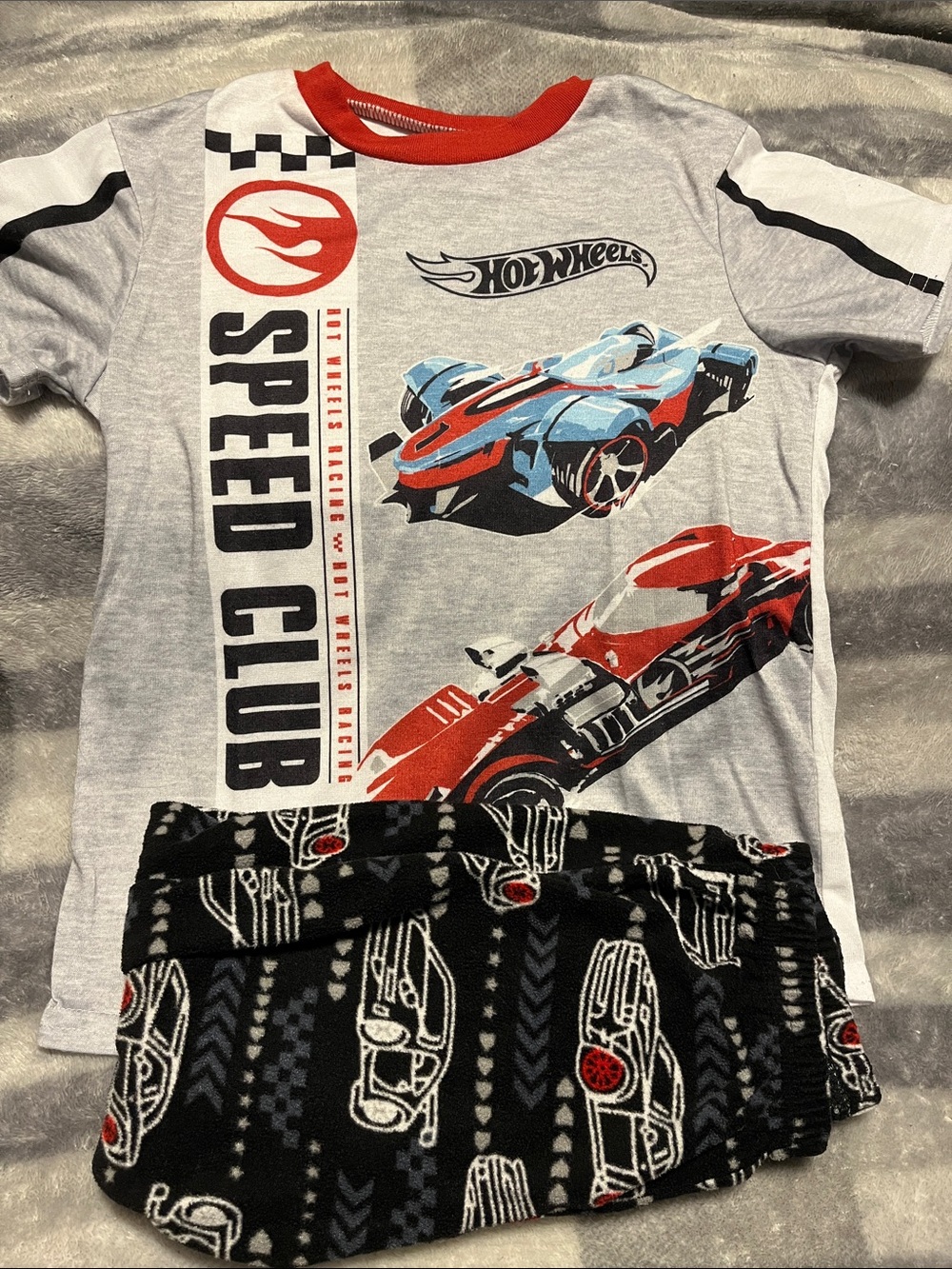 Hot Wheels Boys Pajama Set
